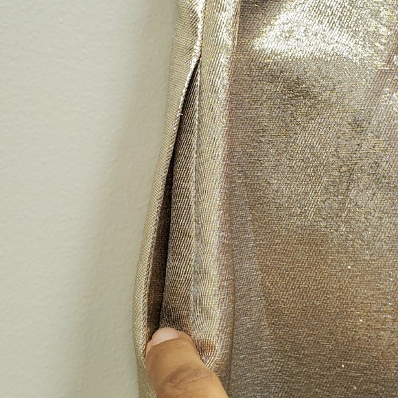 Maje Metallic Silk Blend Short Sz XS  NWT - Picture 5 of 11